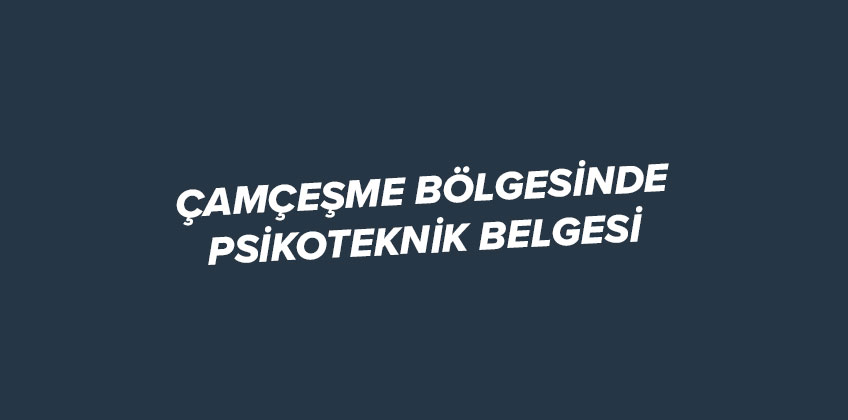 camcesme de psikoteknik